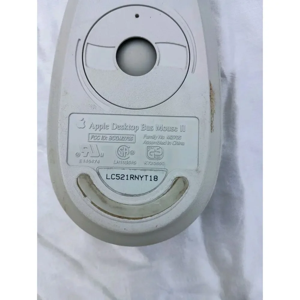 Apple Desktop Bus Mouse II M2706 Untested